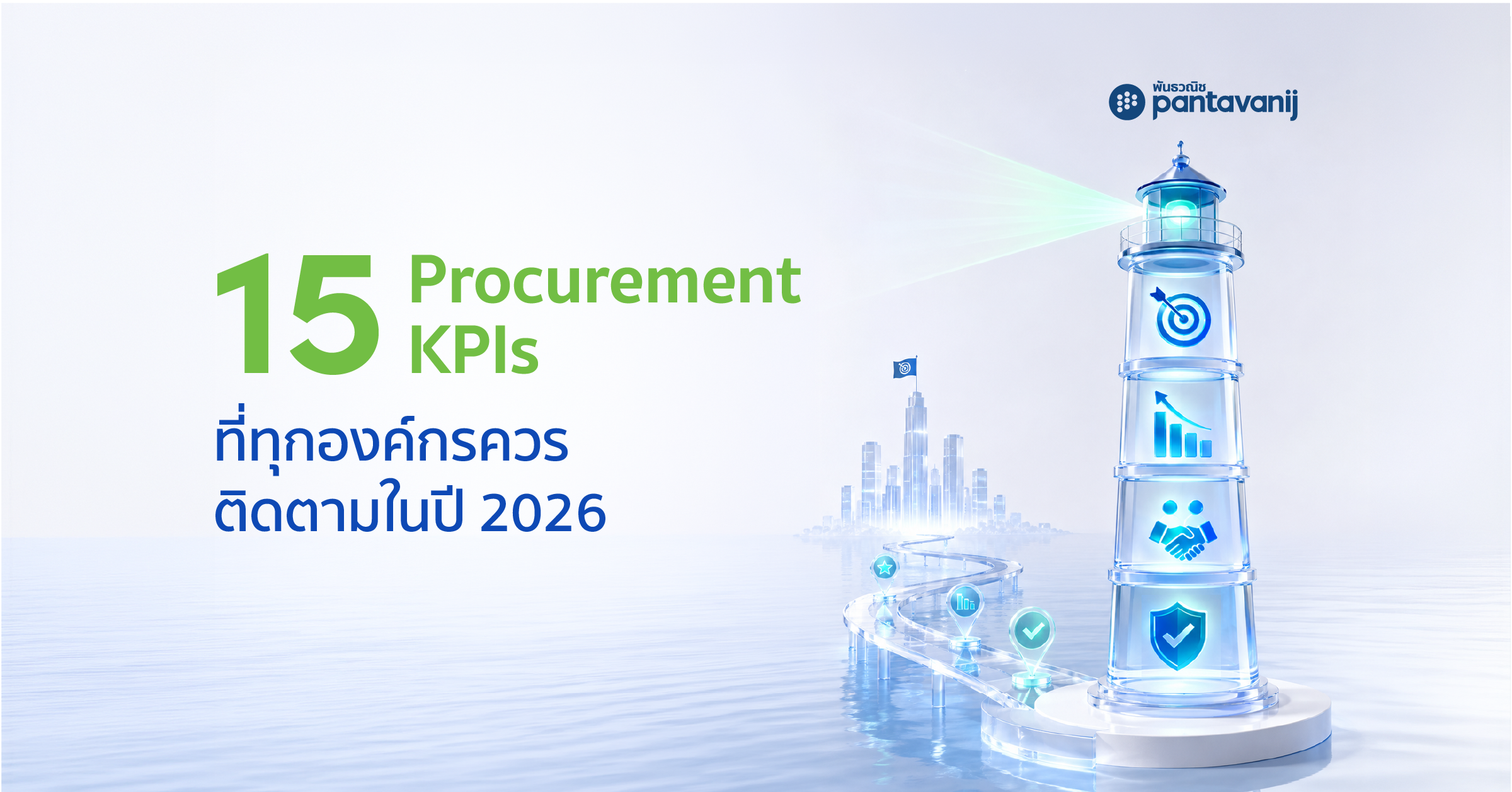ทีมจัดซื้อดู Procurement KPI Dashboard บนหน้าจอคอมพิวเตอร์ ปี 2026